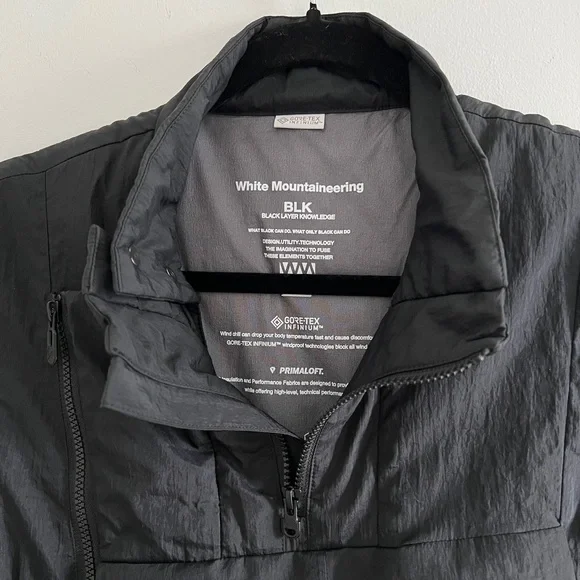 White Mountaineering goretex primaloft utility vest black - Picture 8 of 10